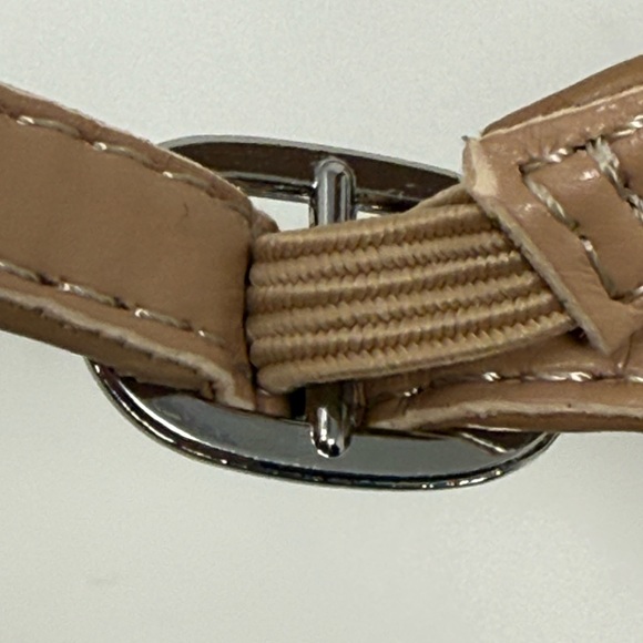 A New Day Tan Block Heel Ankle Strap Sandals Size 8.5 – New - Picture 6 of 6